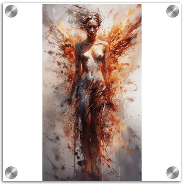 Angel Warrior.001 / Fine Acrylic Print
